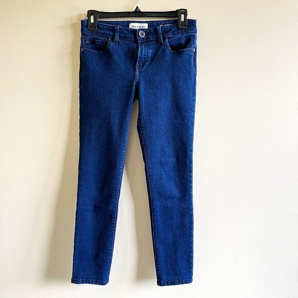 DL1961 FLORENCE SKINNY MID RISE INSTASCULPT CROP JEANS WOMENS SIZE 26 - Picture 1 of 10
